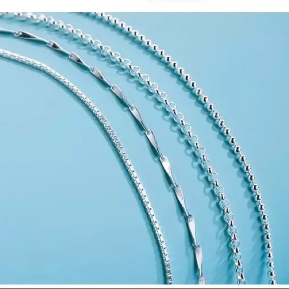 925 Sterling Silver Snake Chain 15+ Style Necklace
